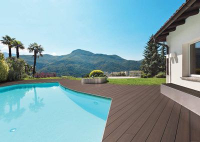 Denali deck with pool