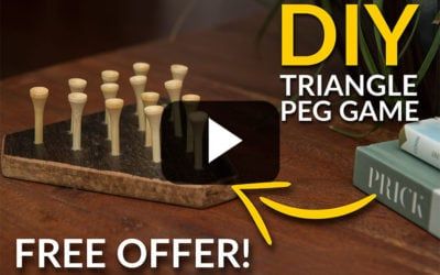 Make a DIY Peg Game from Floor Sample