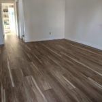 light brown vinyl plank flooring
