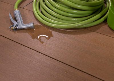 Sedona brown deck and garden hose