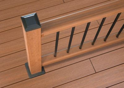 Sedona brown deck rail