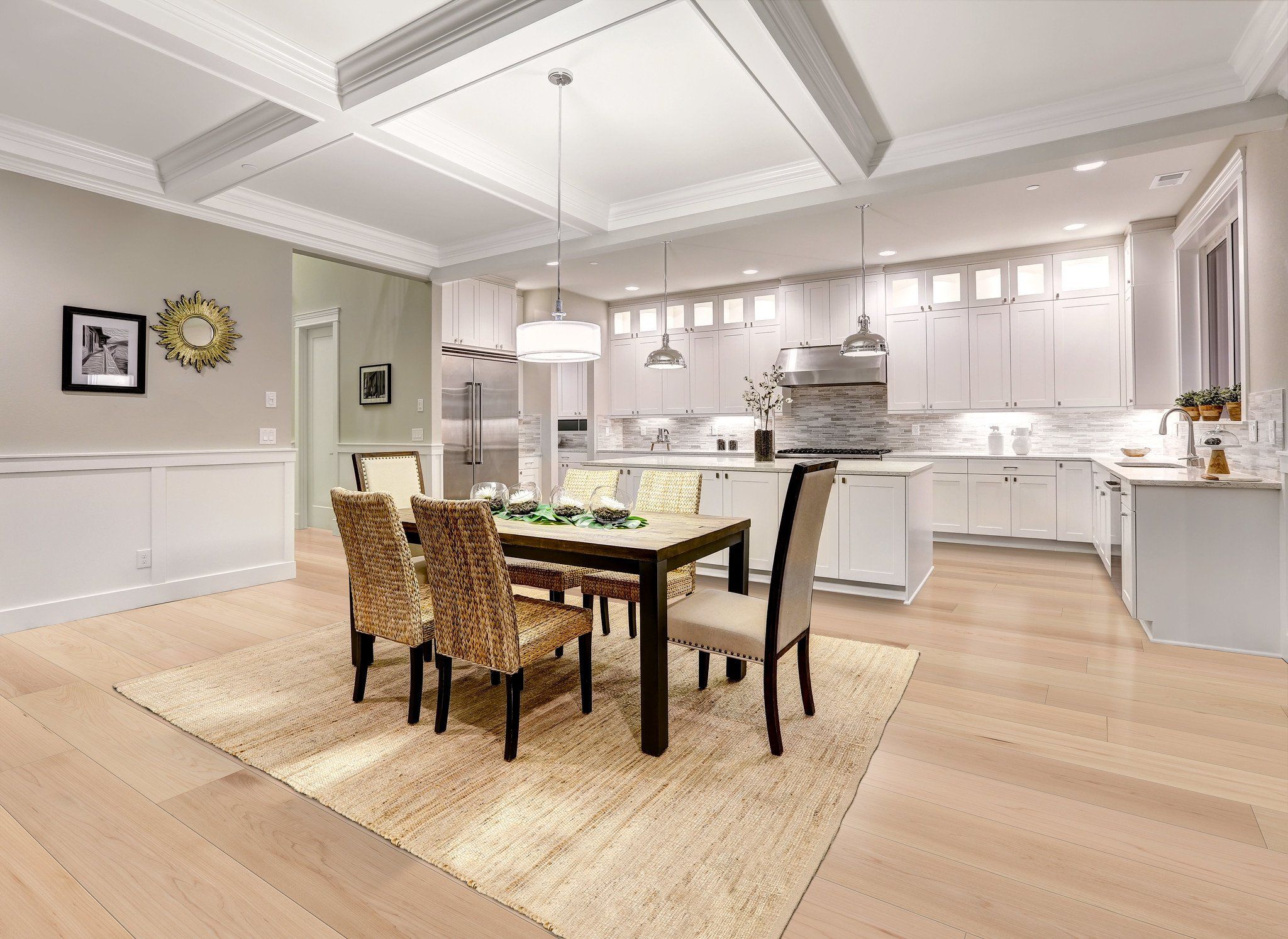 Engineered Hardwood Maple Kitchen Flooring