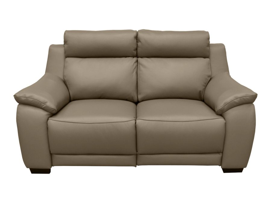 Dwuosobowa sofa Bergamo z wysokim oparciem, widok z przodu