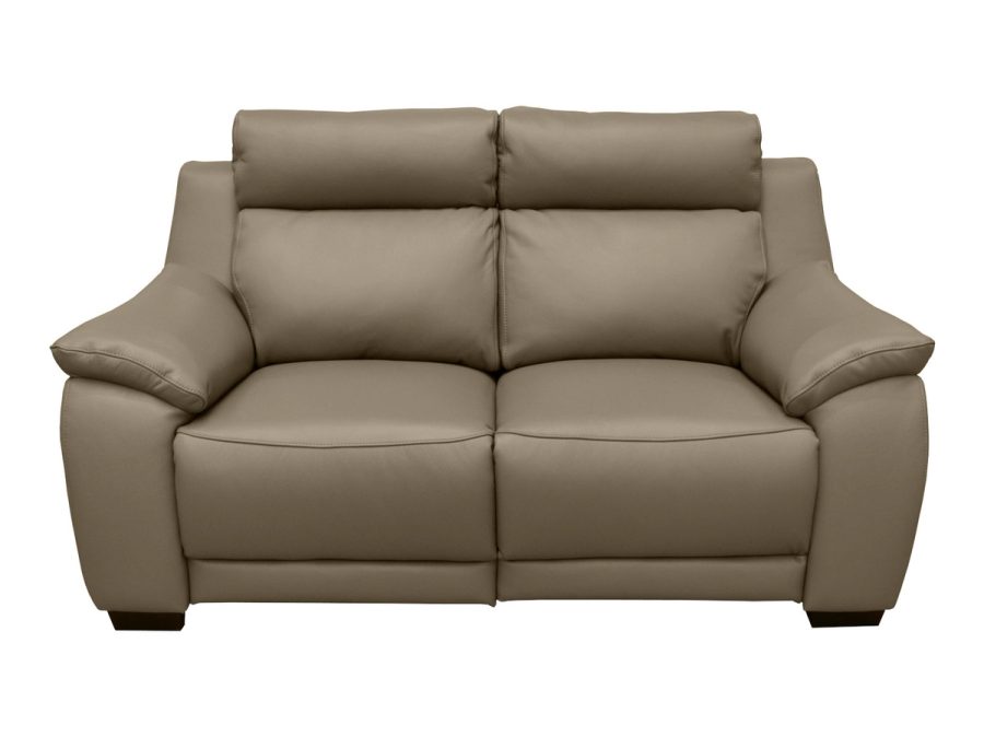 Dwuosobowa sofa Bergamo z wysokim oparciem, widok z przodu
