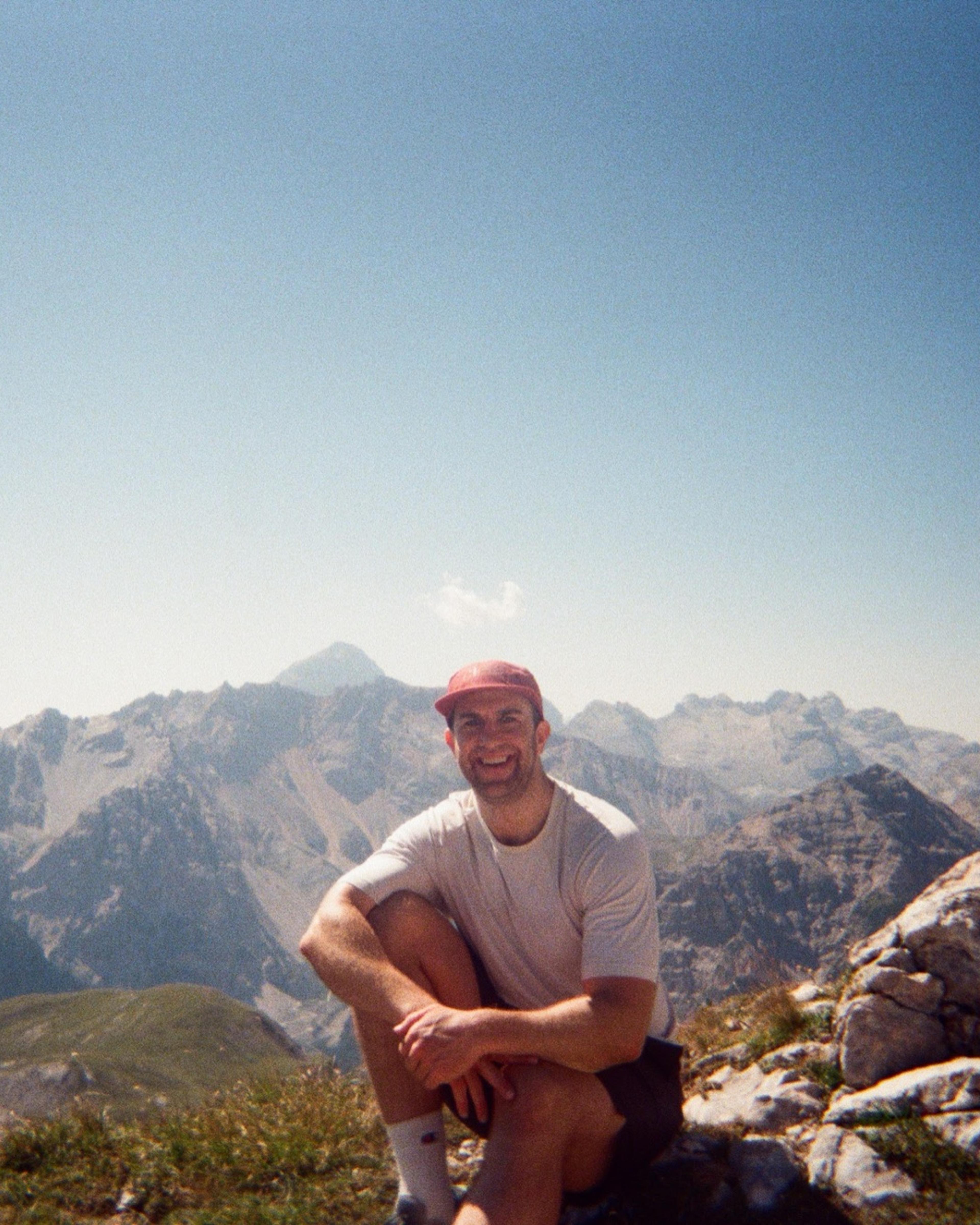 Ryan on a mountain ridge