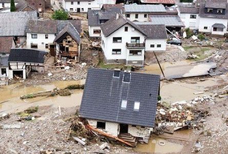 flooded houses 