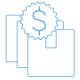 Paper with a dollar sign Icon 