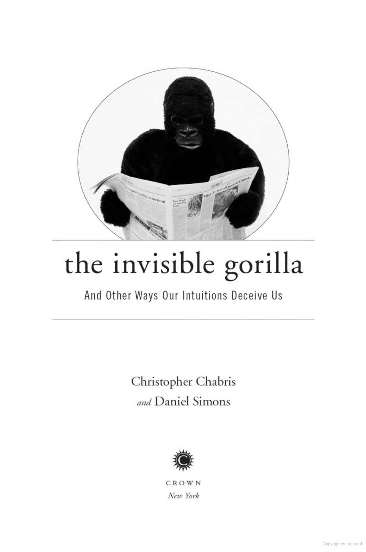 The Invisible Gorilla cover