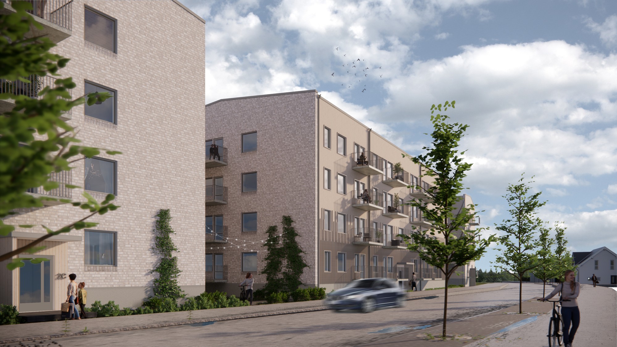 Exterior view of project Rullbanan, Botkyrka, Image 2
