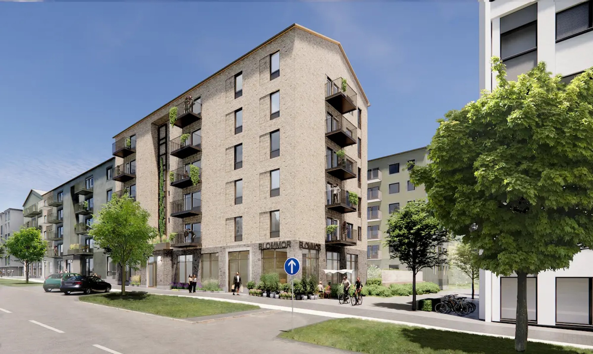 Exterior view of project Flatås, Göteborg, Image 1