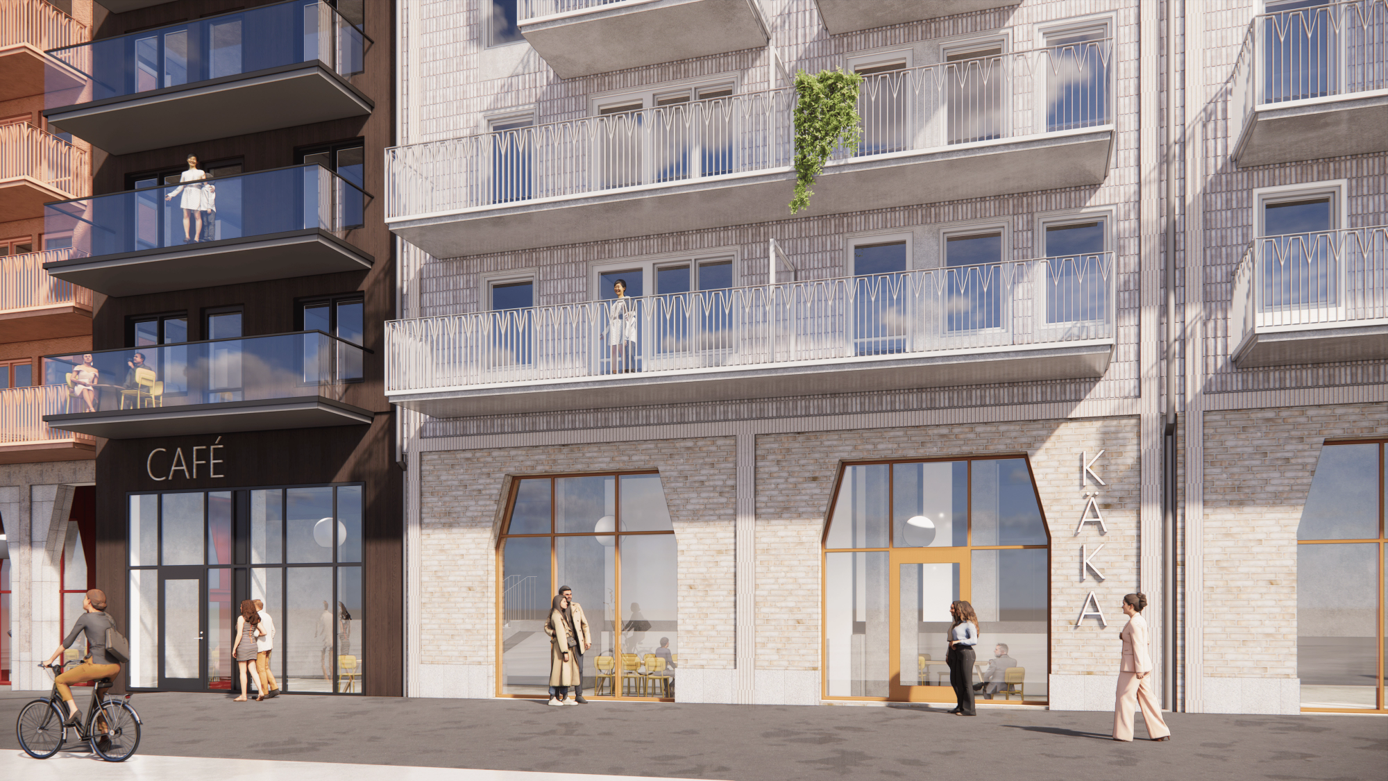 Exterior view of project Hantverkshuset, Nacka, Image 2