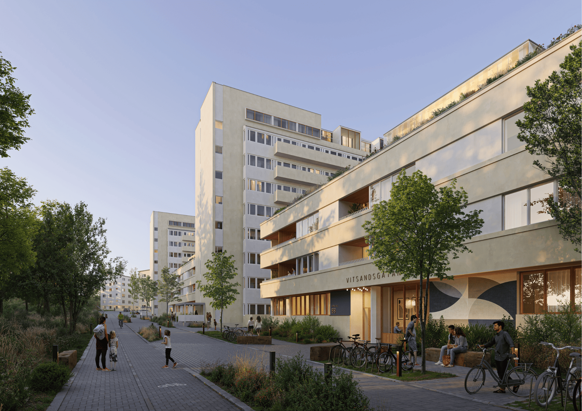 Exterior view of project Telestaden, Stockholm, Image 2