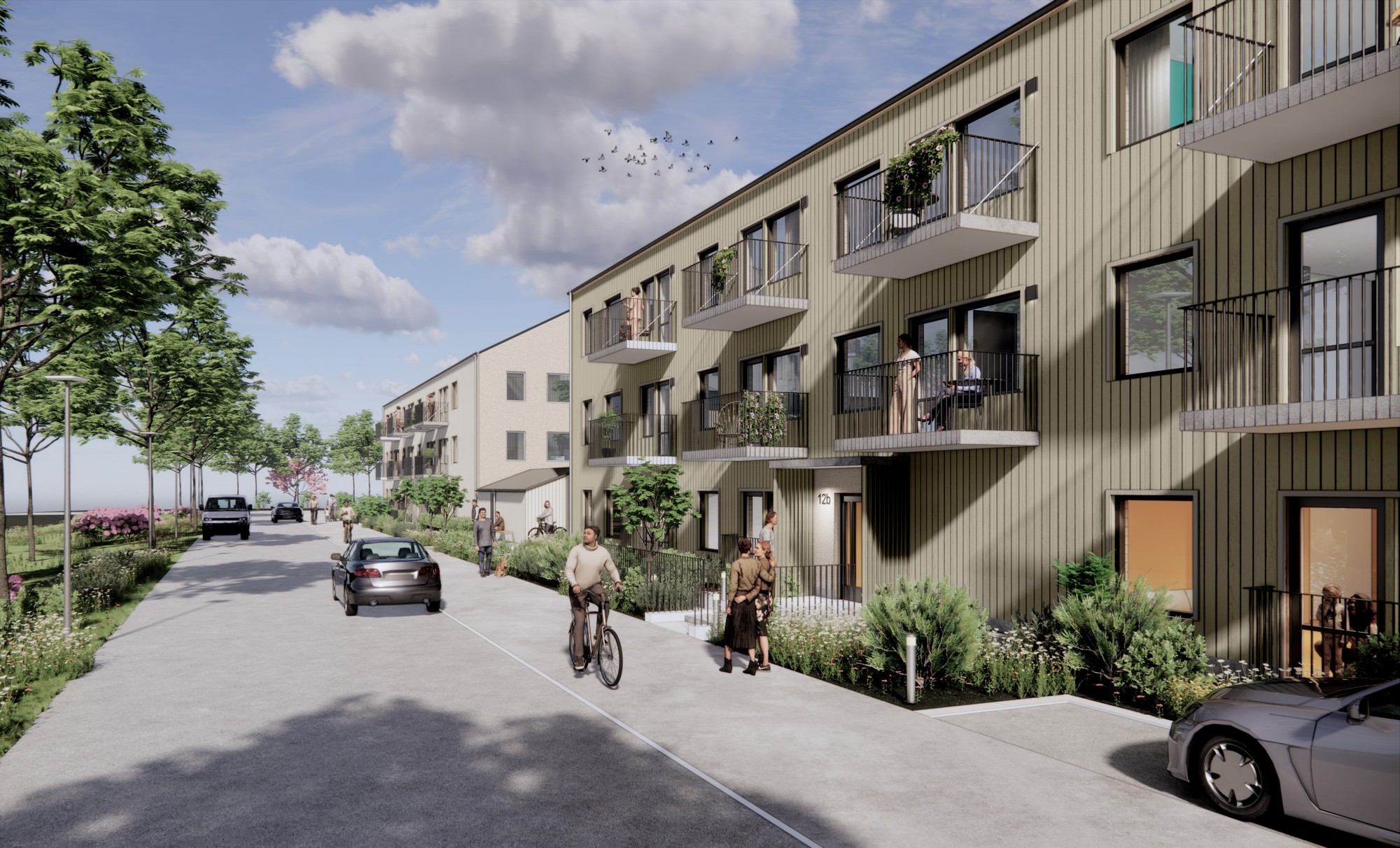 Exterior view of project Ekängen, Linköping , Image 1