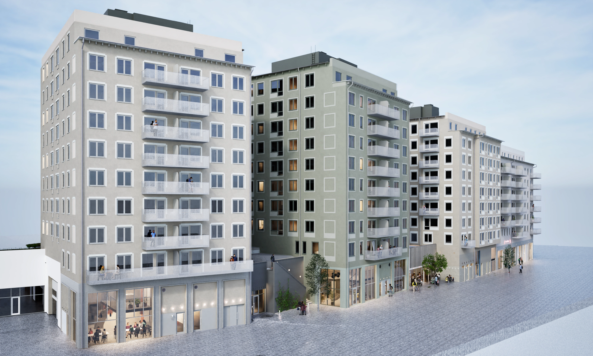 Exterior view of project Haningeterrassen etapp 2, Haninge, Image 1