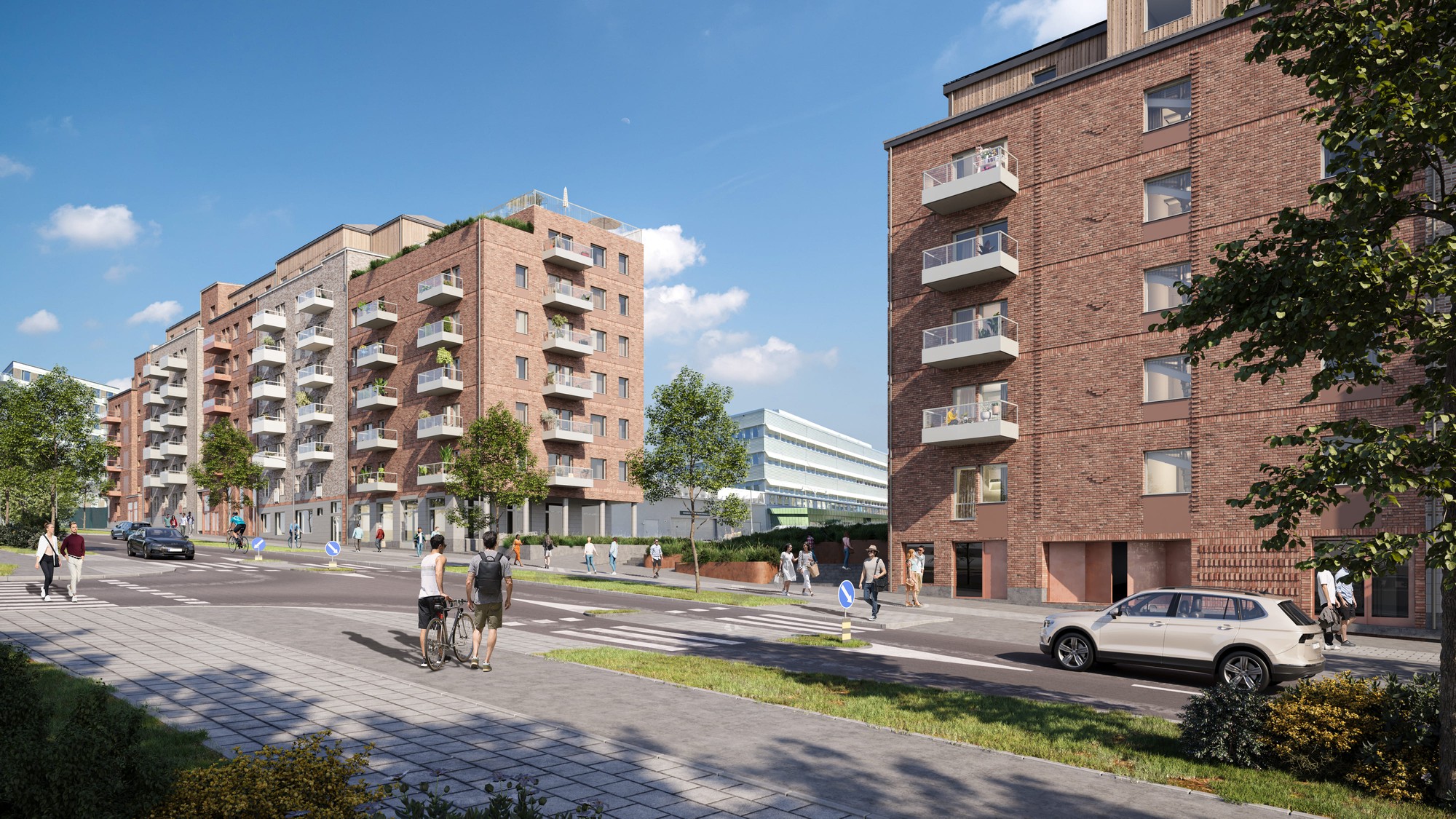 Exterior view of project Umami Park, Sundbyberg, Image 2