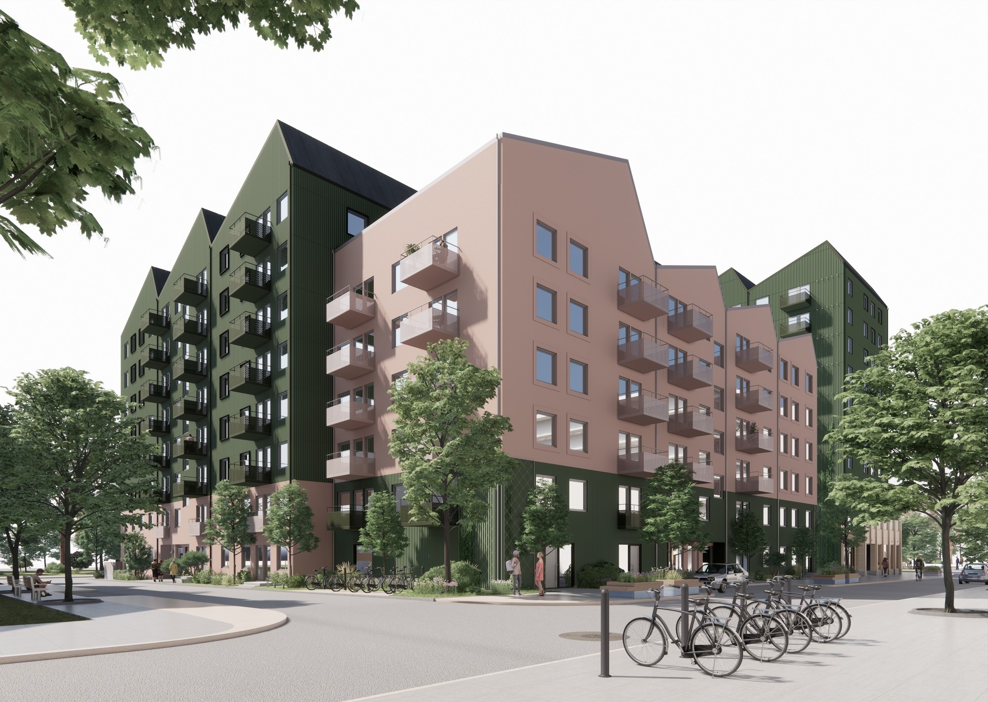 Exterior view of project Bifodret, Uppsala, Image 3