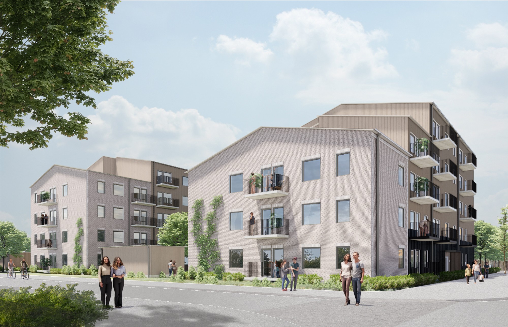 Exterior view of project Inflygningen, Botkyrka, Image 3