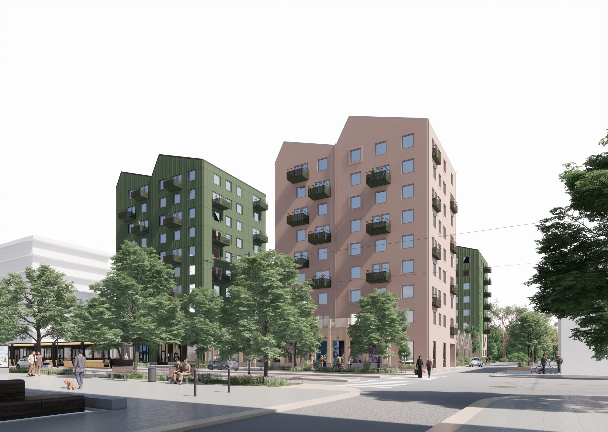 Exterior view of project Bifodret, Uppsala, Image 1