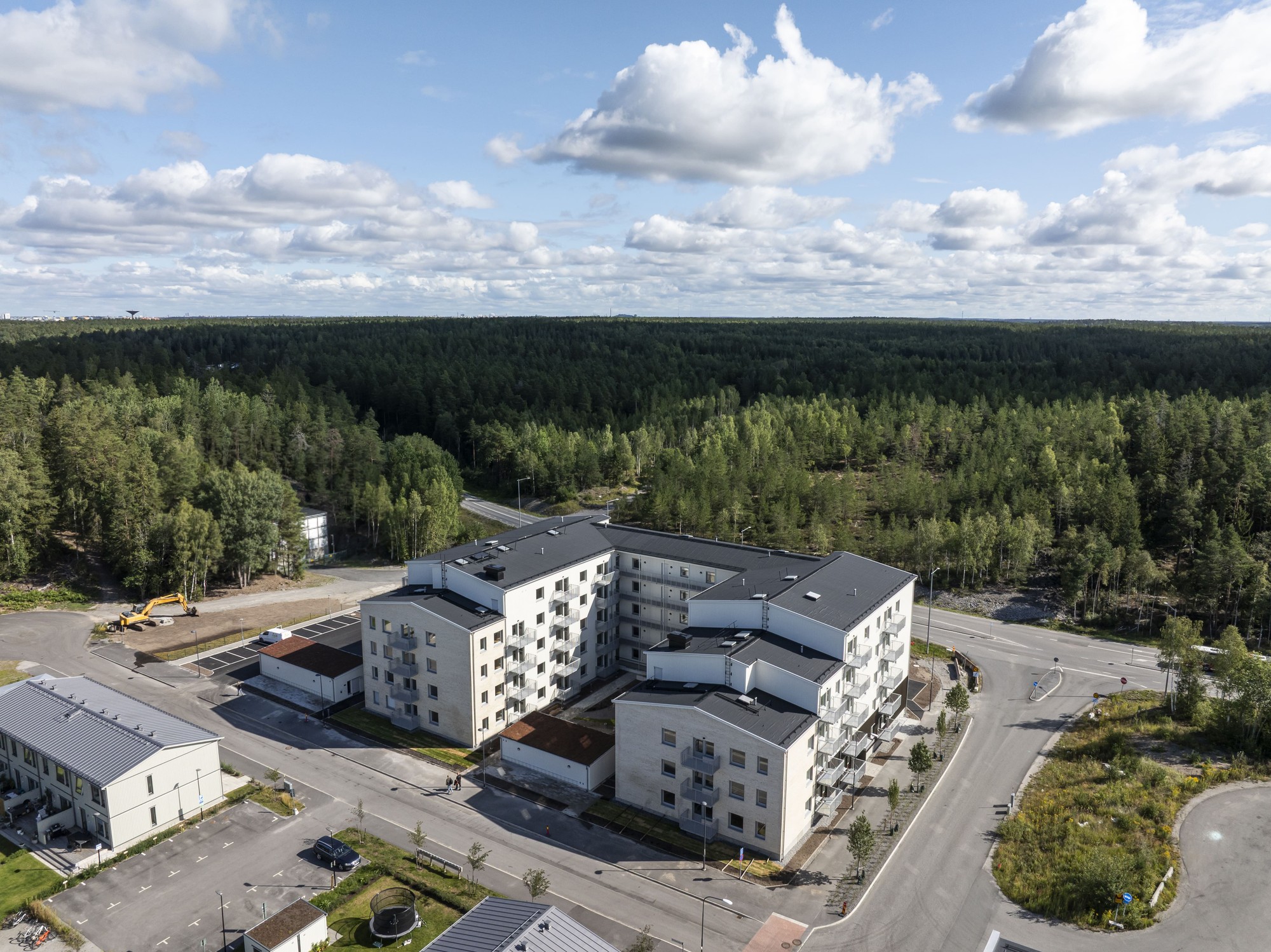 Exterior view of project Inflygningen, Botkyrka, Image 4