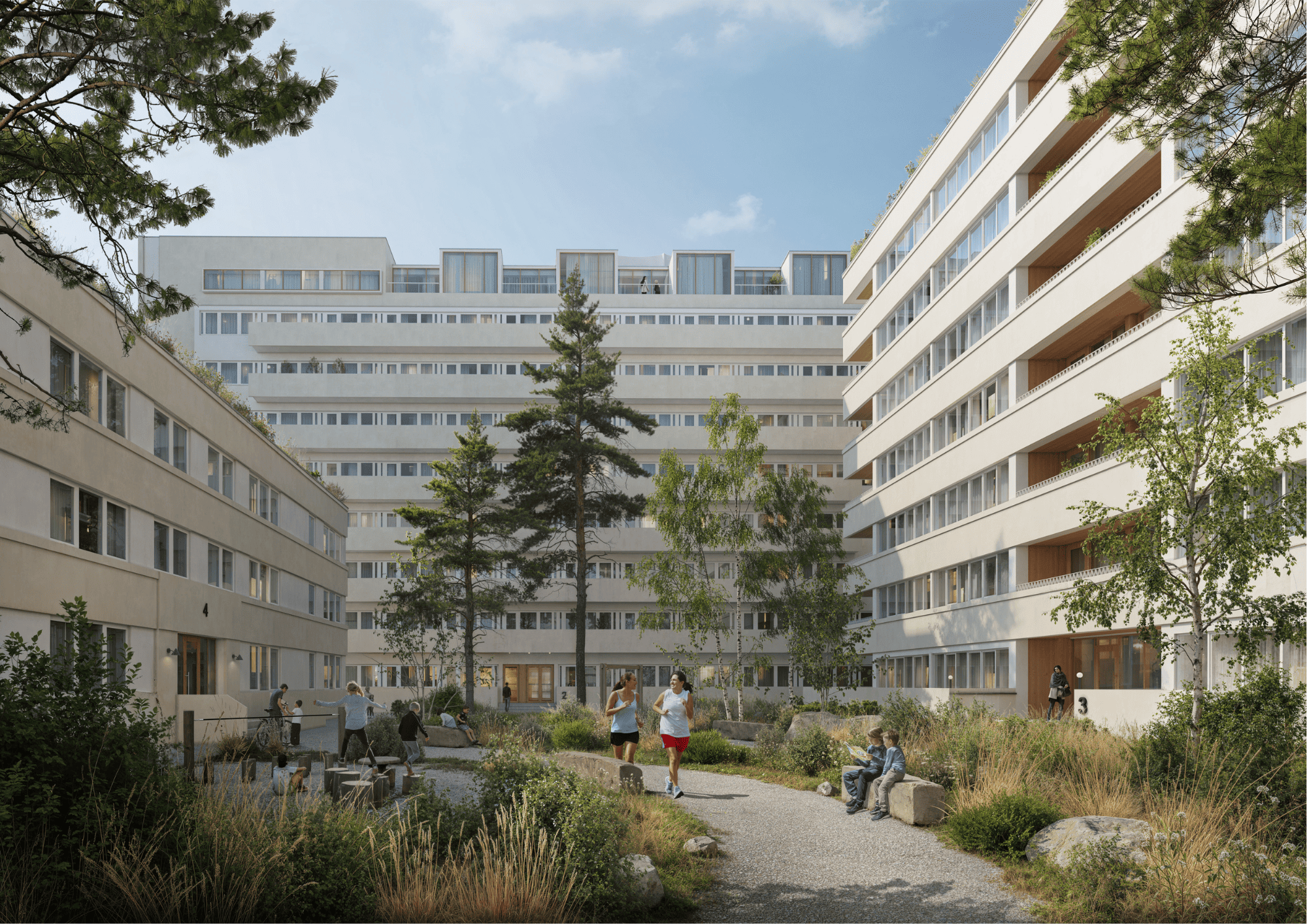 Exterior view of project Telestaden, Stockholm, Image 3