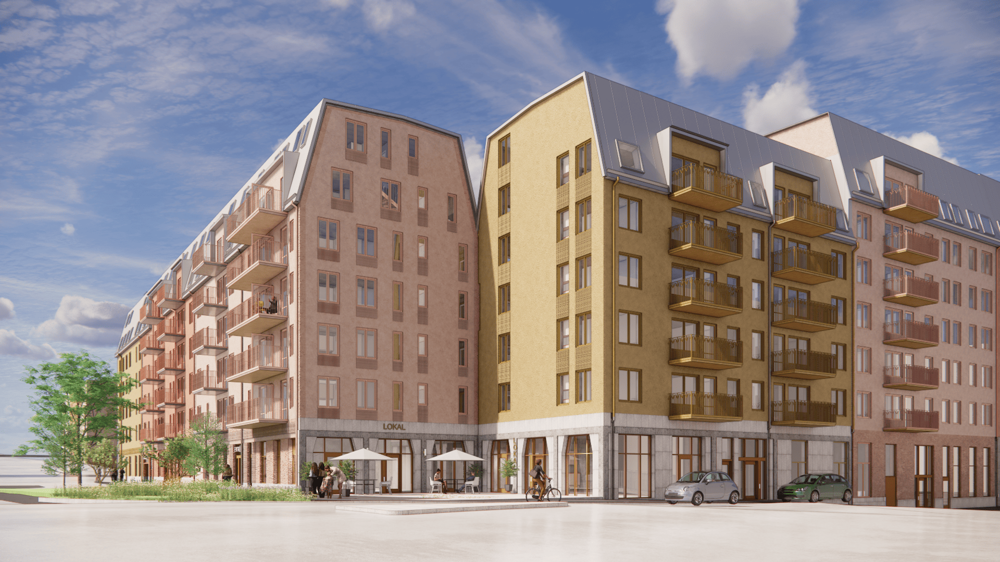 Exterior view of project Hantverkshuset, Nacka, Image 4