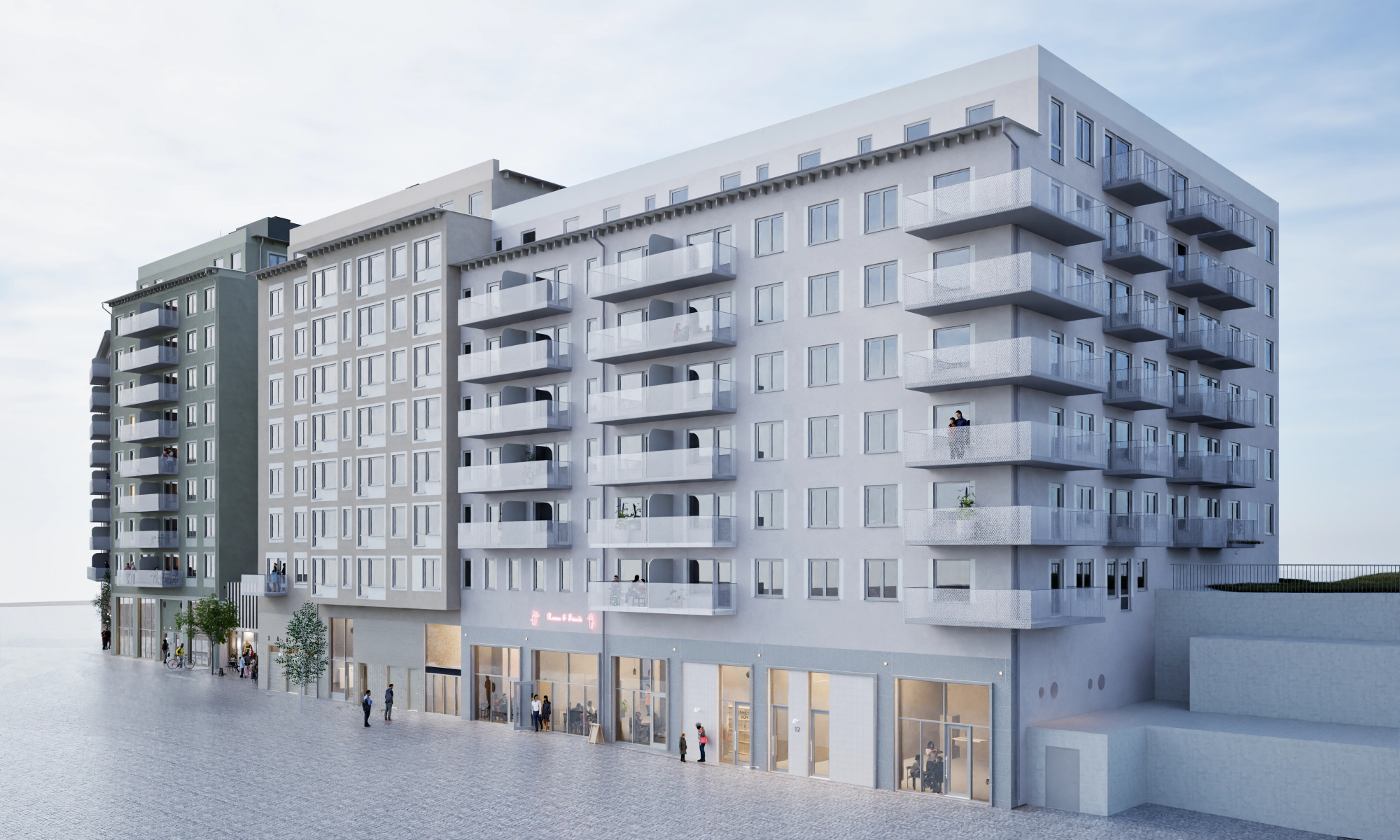 Exterior view of project Haningeterrassen etapp 2, Haninge, Image 2