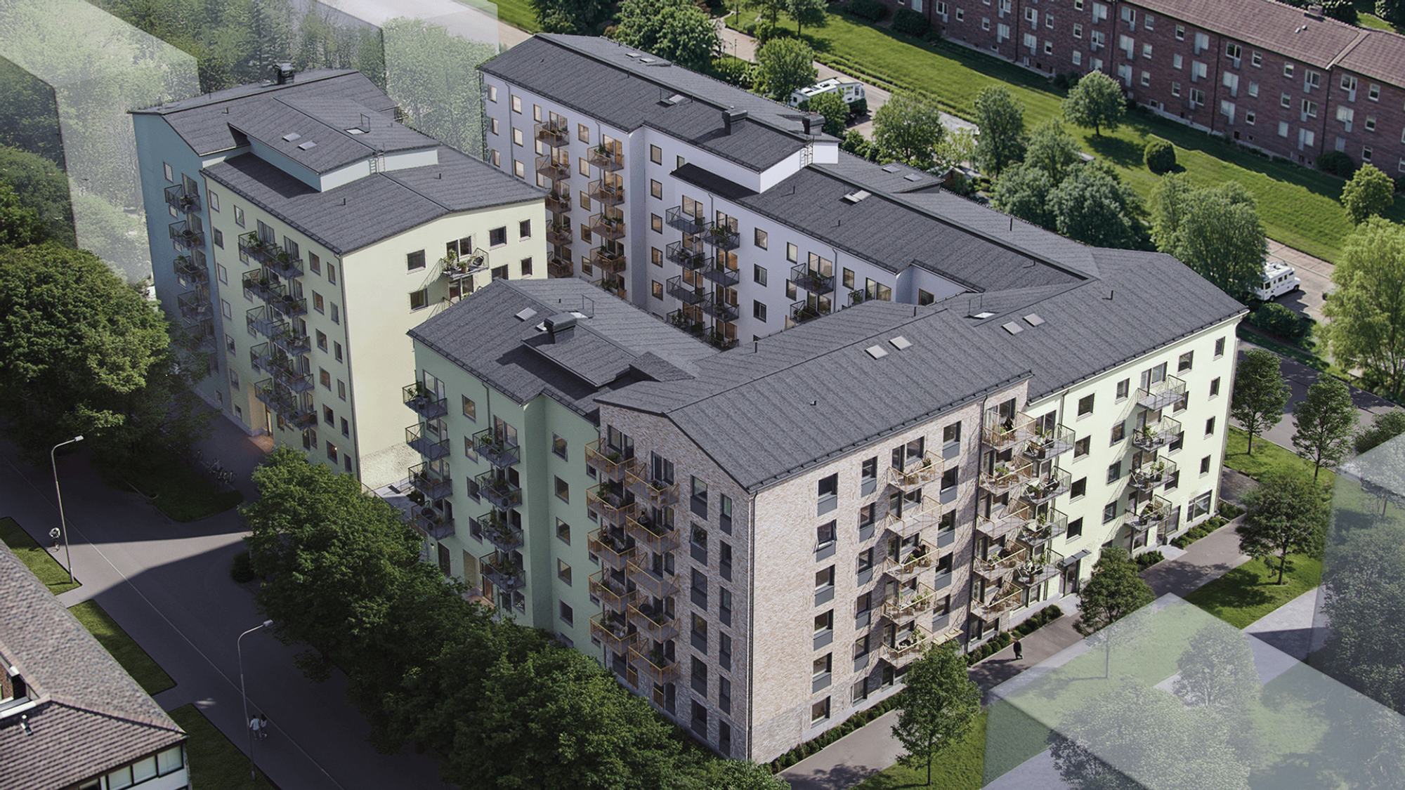 Exterior view of project Flatås, Göteborg, Image 3