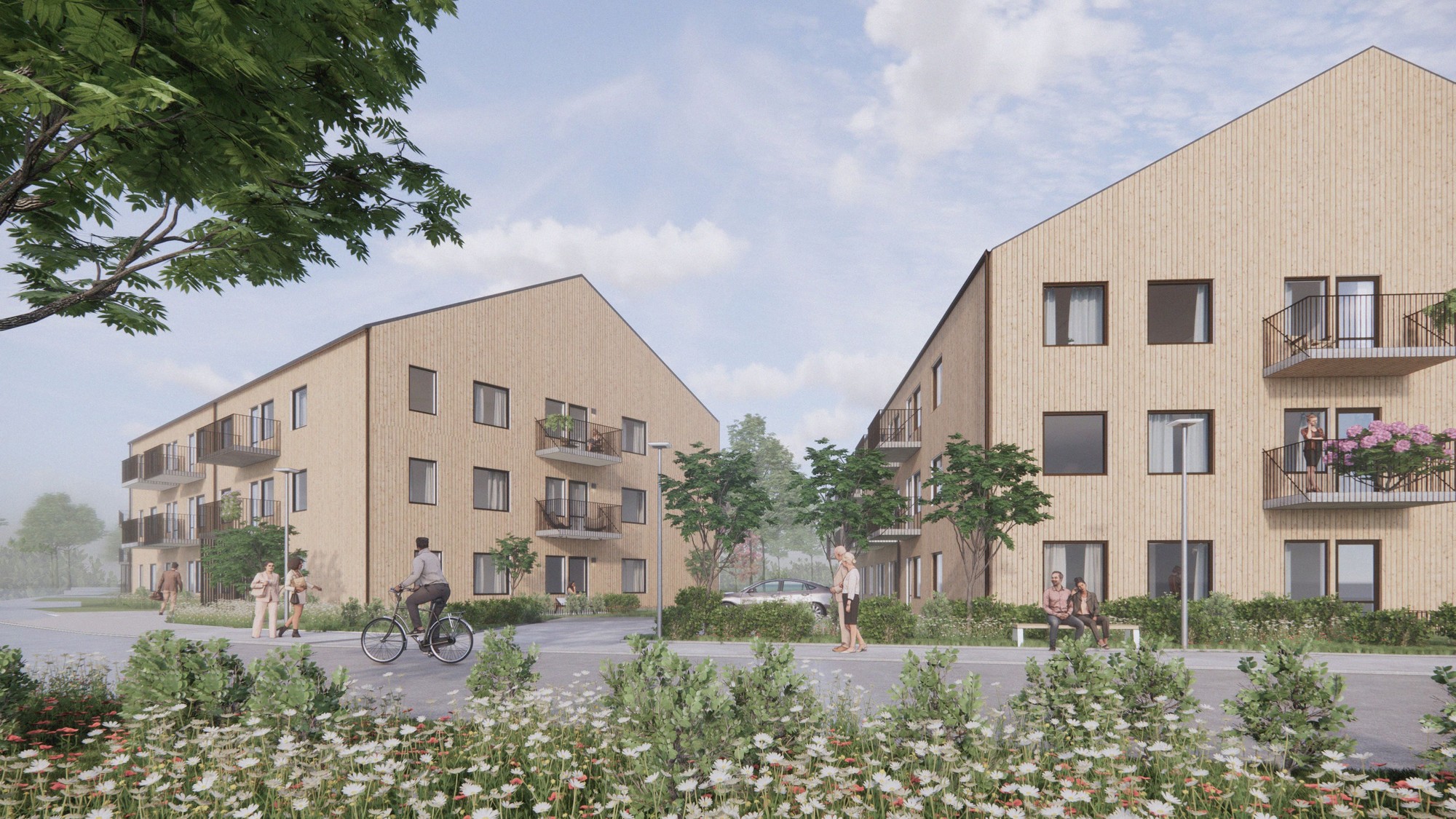 Exterior view of project Ekängen, Linköping , Image 2