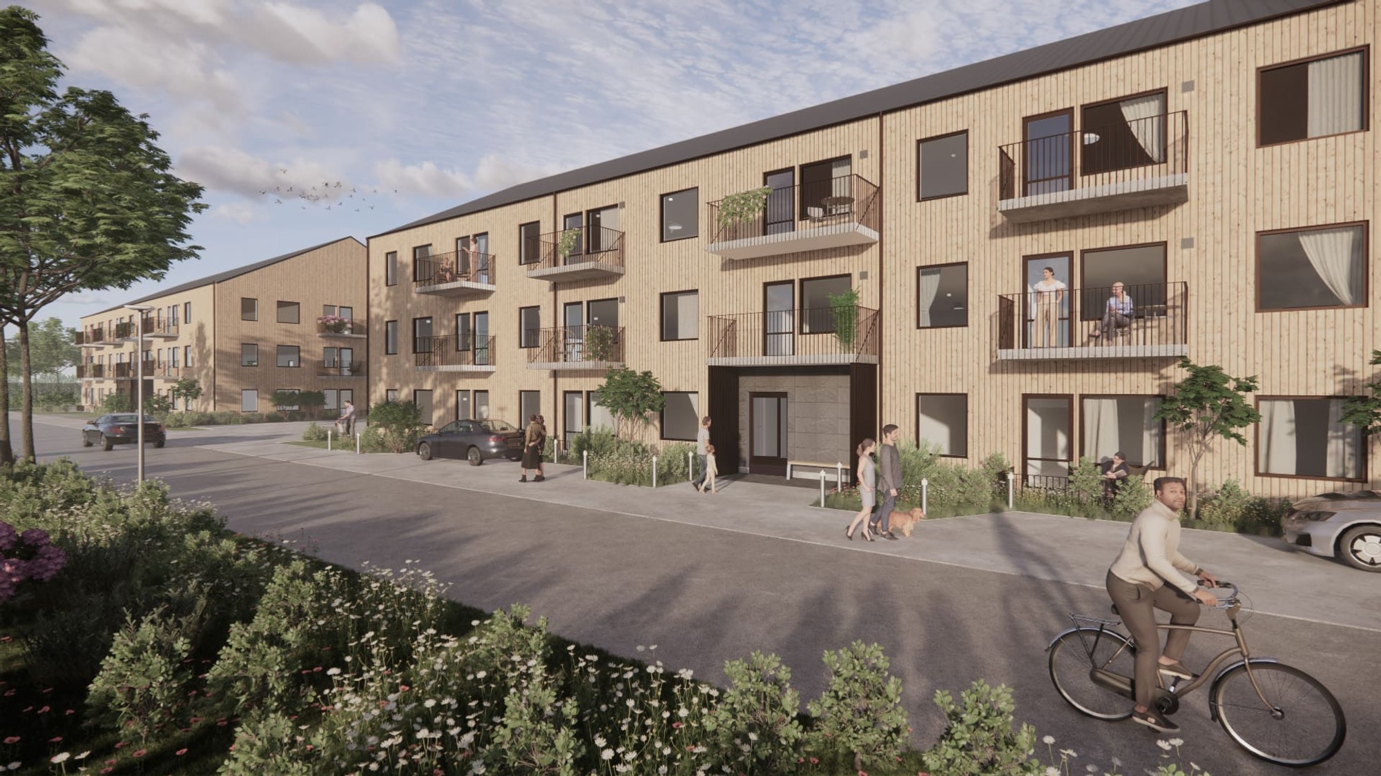 Exterior view of project Ekängen, Linköping , Image 3