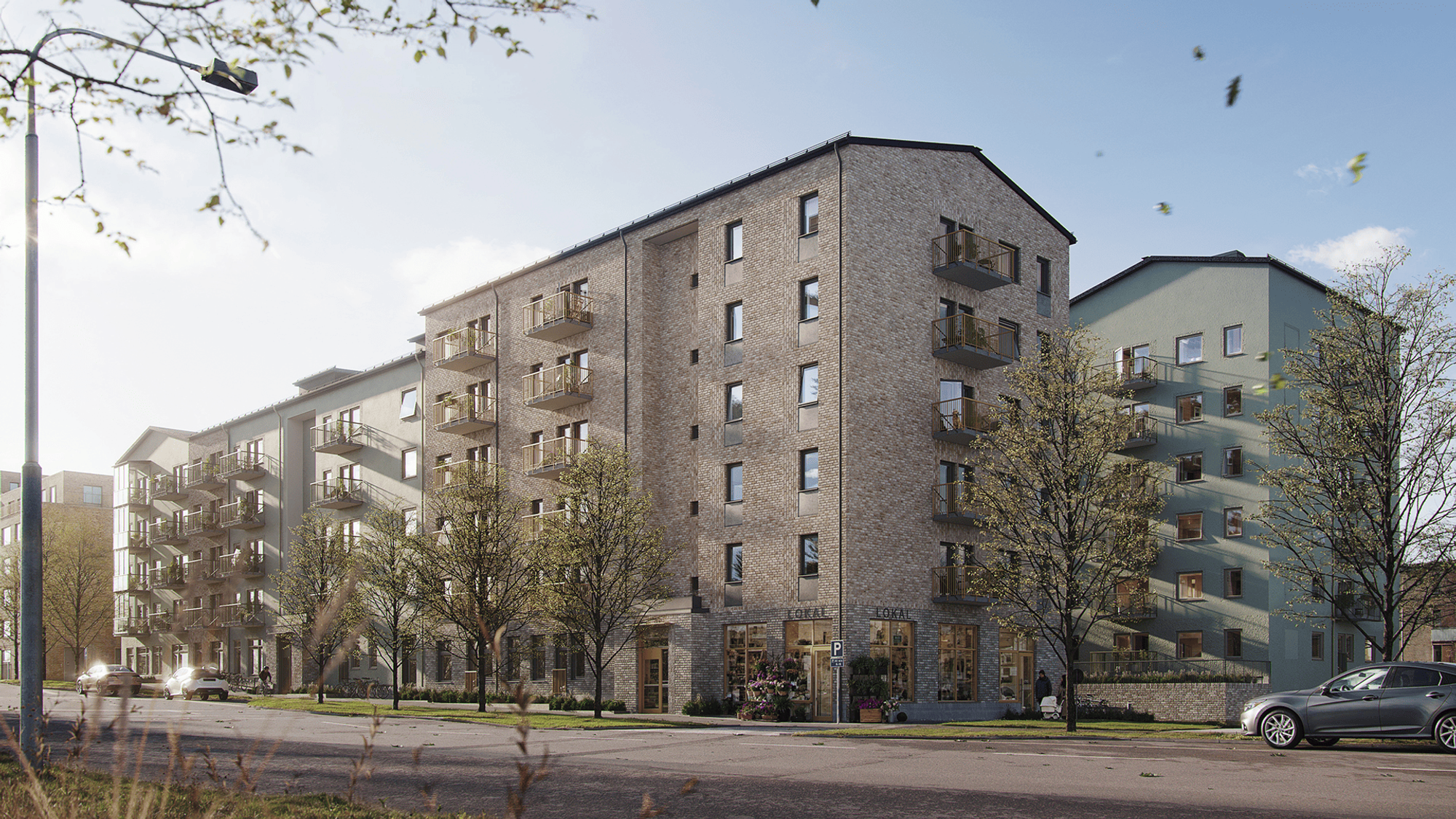 Exterior view of project Flatås, Göteborg, Image 5