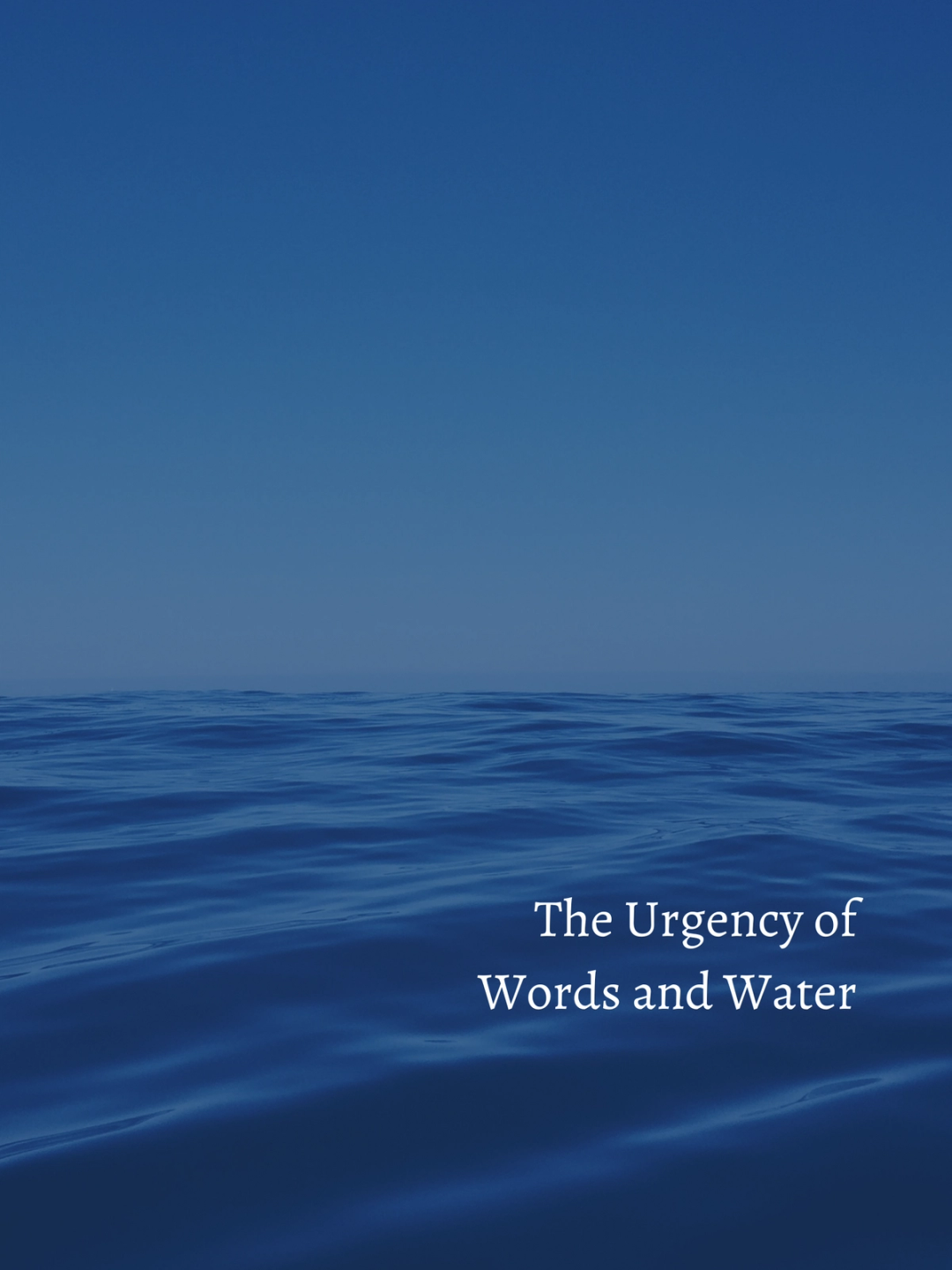 The Urgency of Words and Water | Ubuntu Experience