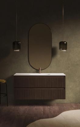 Texture in bathroom design - fluting and materials
