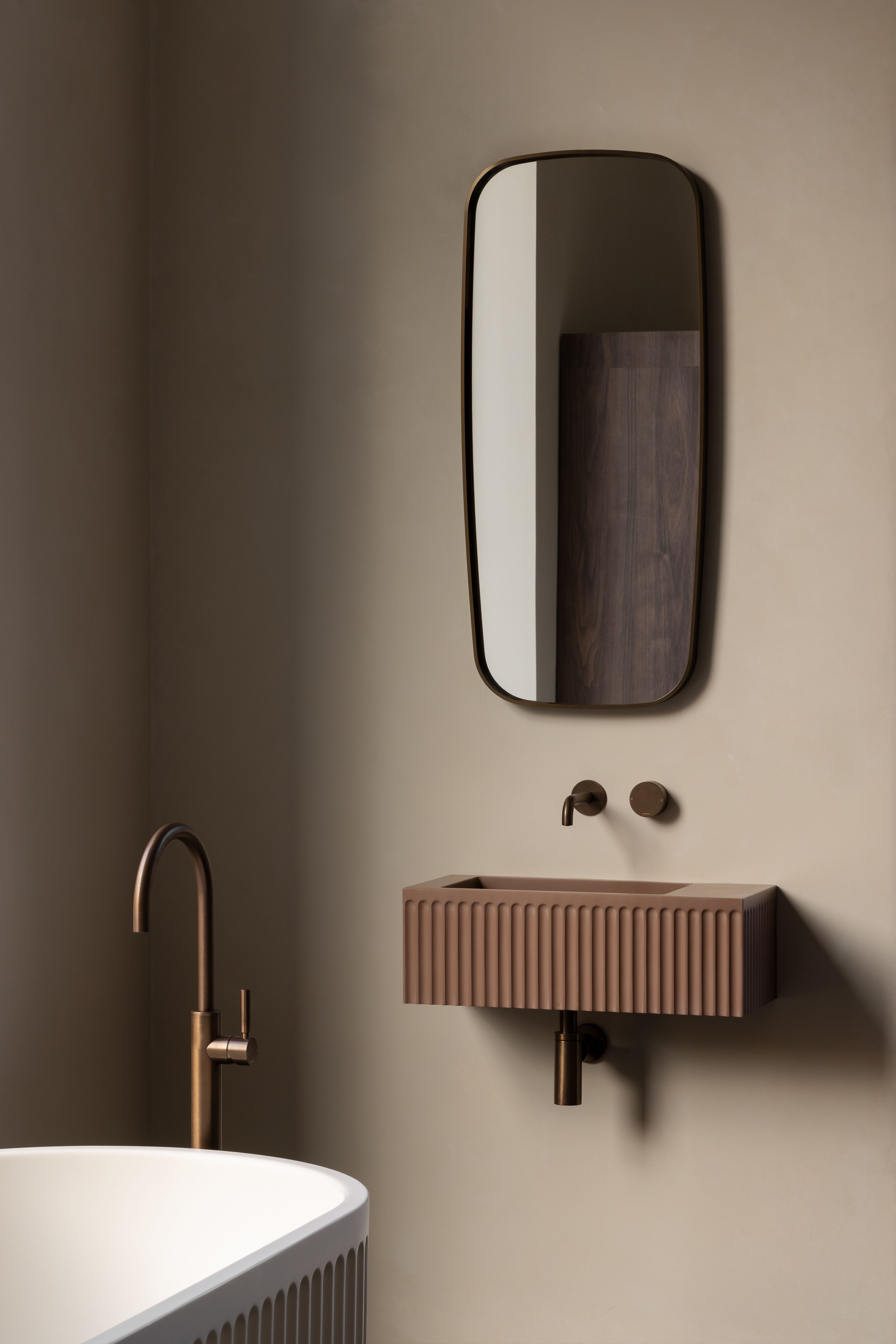 Sculptural, architectural approach