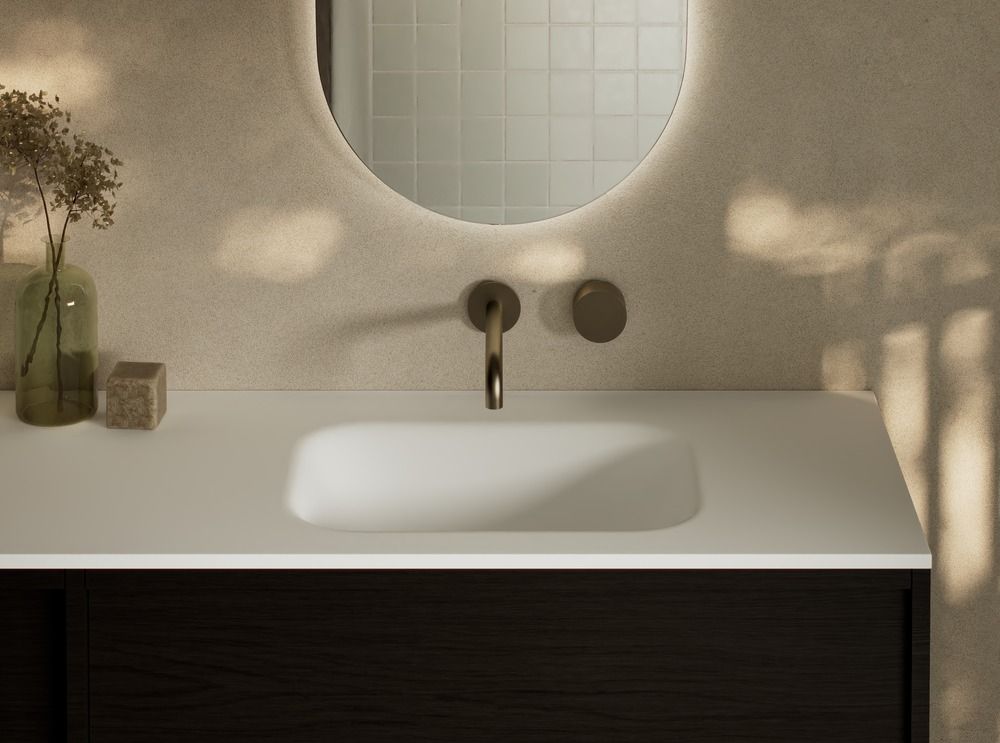 A basin crafted to an exact measurement