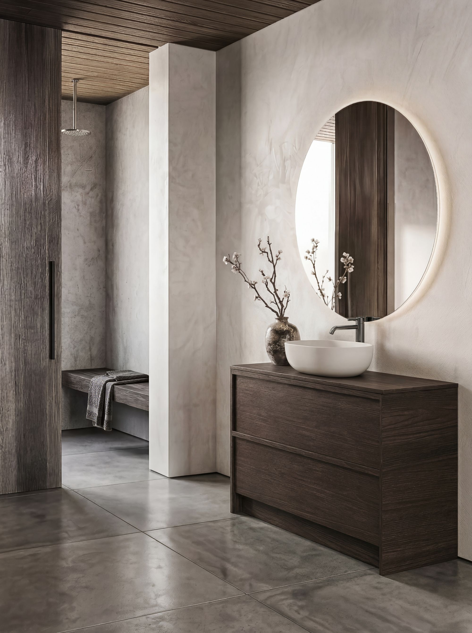 Plumbline bathroom interior