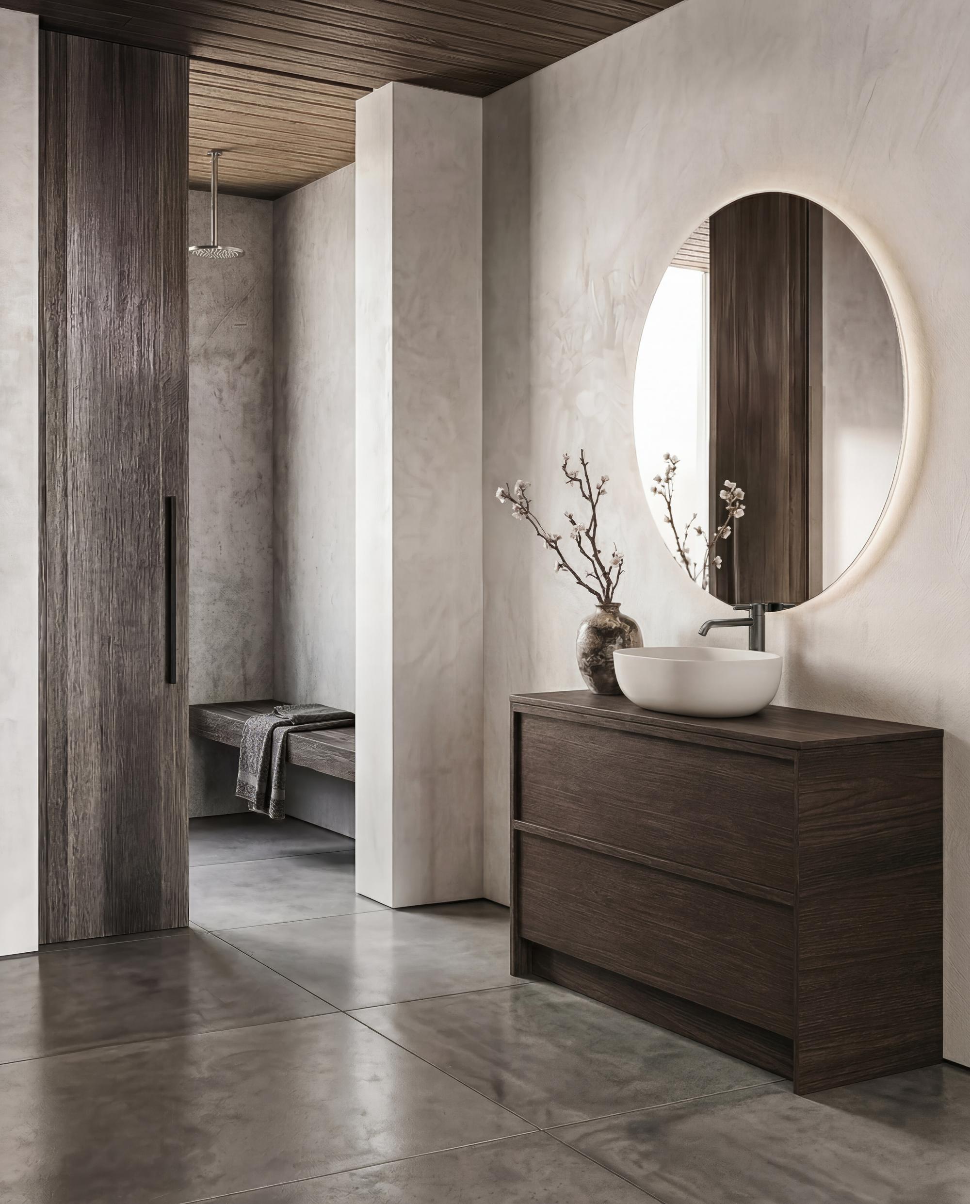 Plumbline bathroom interior