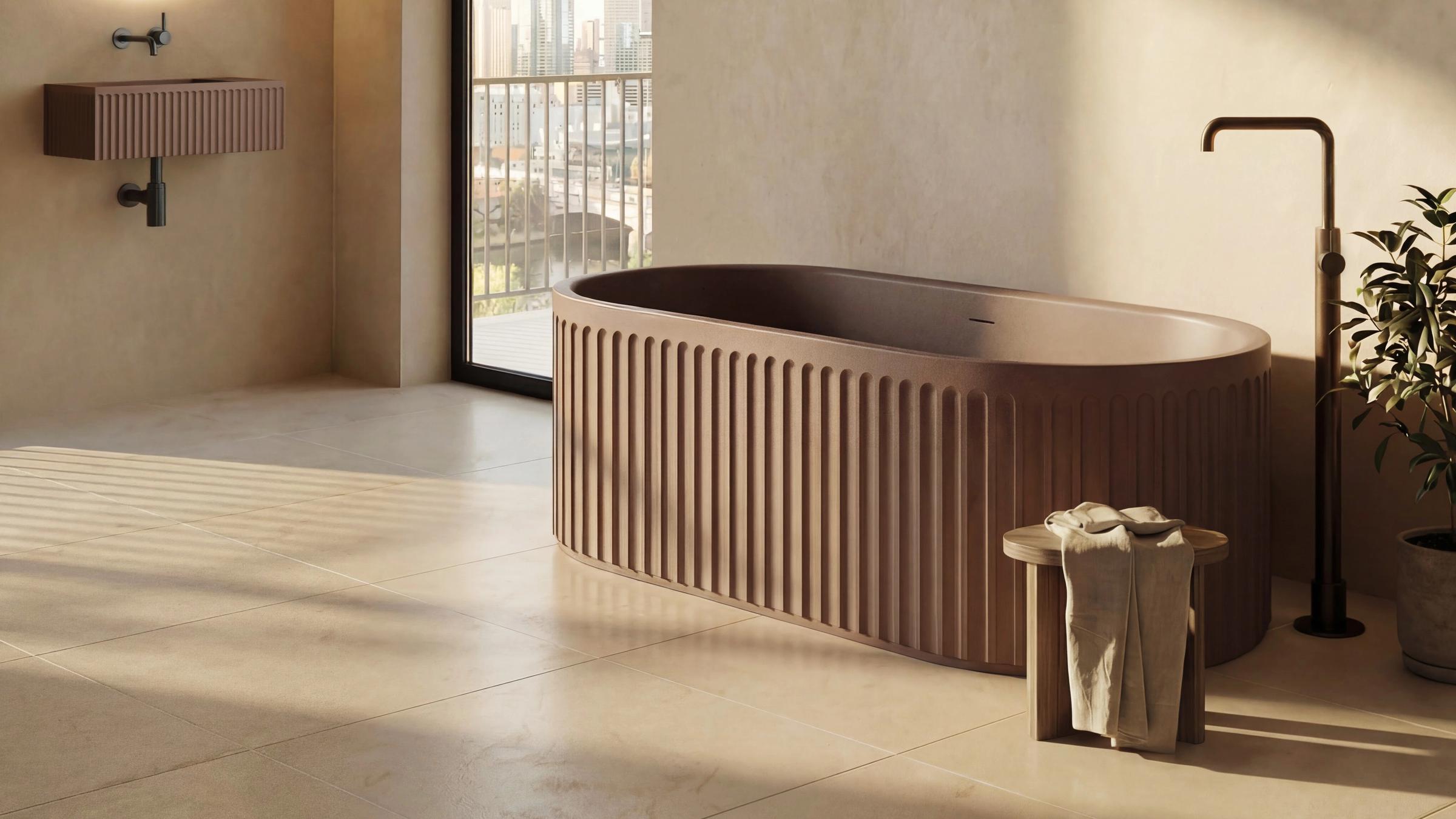 Plumbline bathware, designed in New Zealand