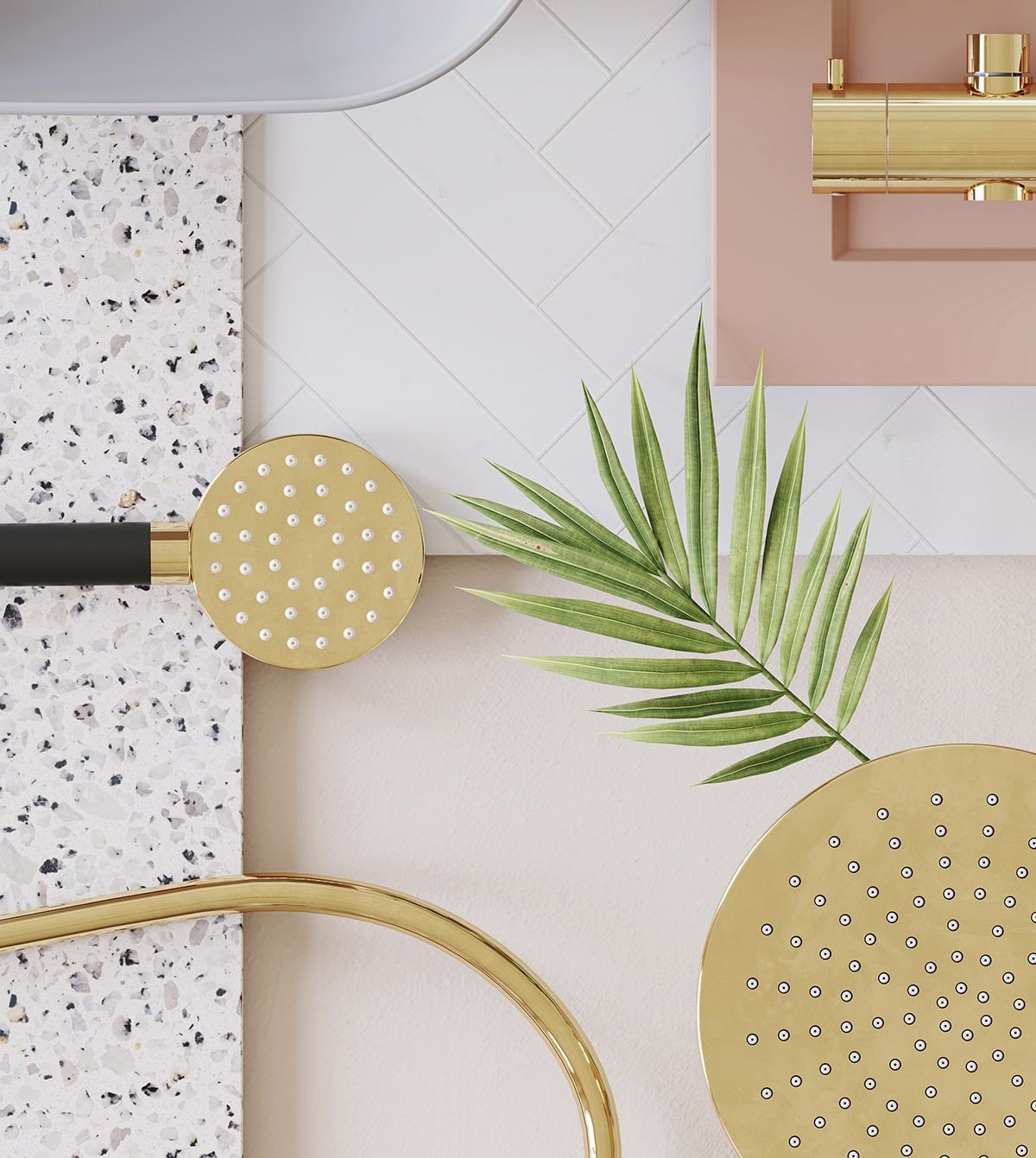 Polished brass tapware
