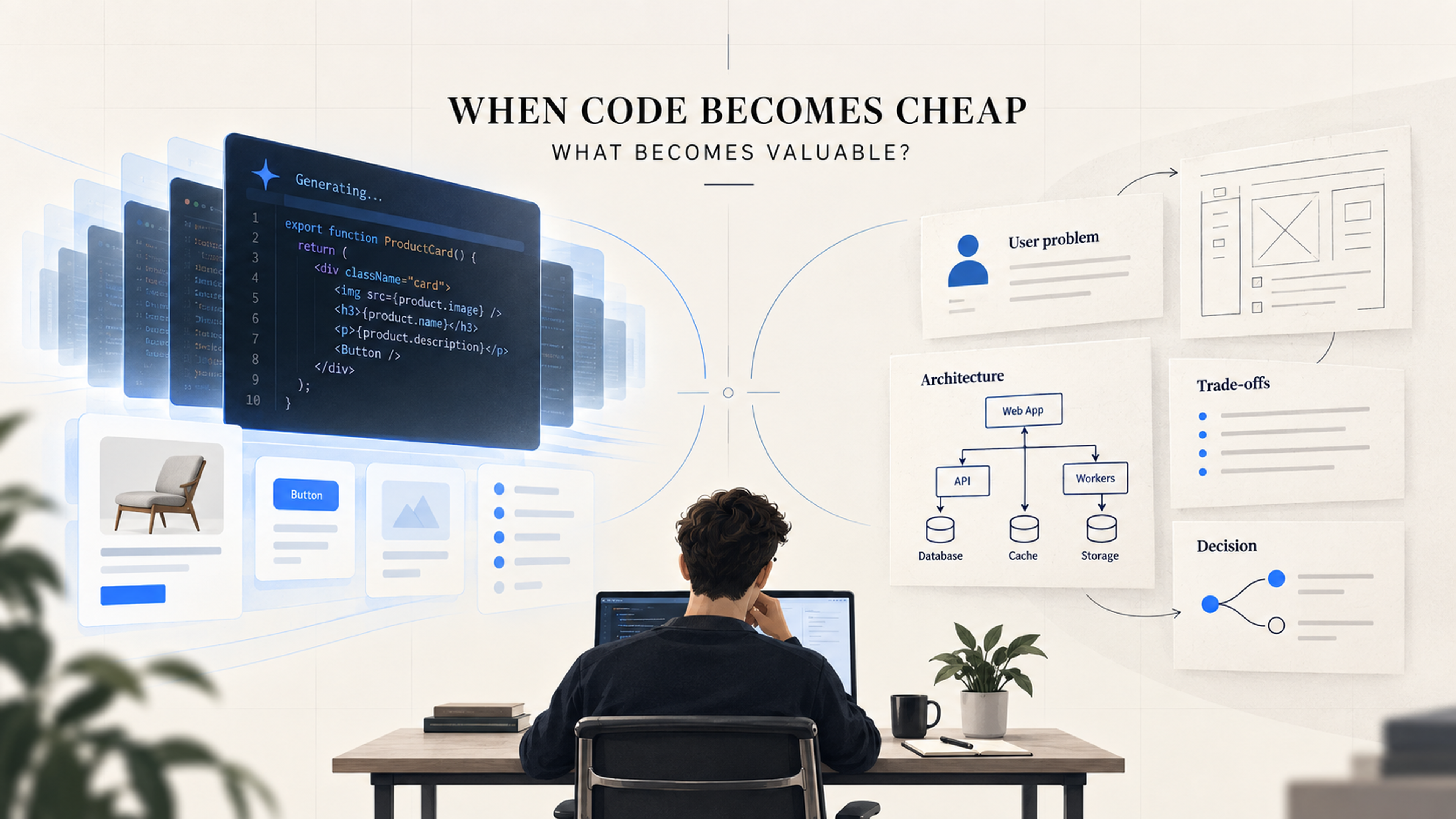 When Code becomes cheap what becomes valuable 