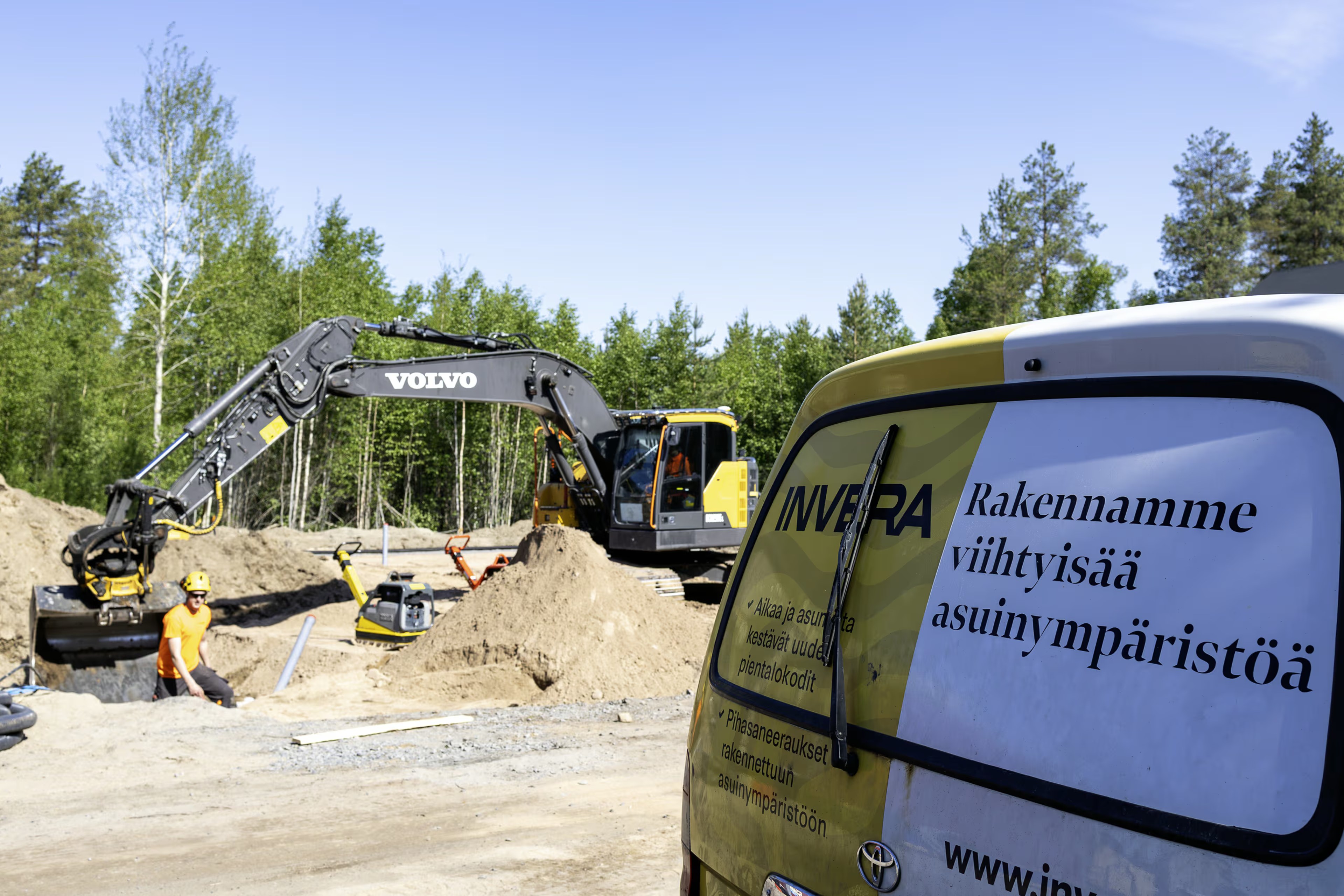Invera construction yard renovation
