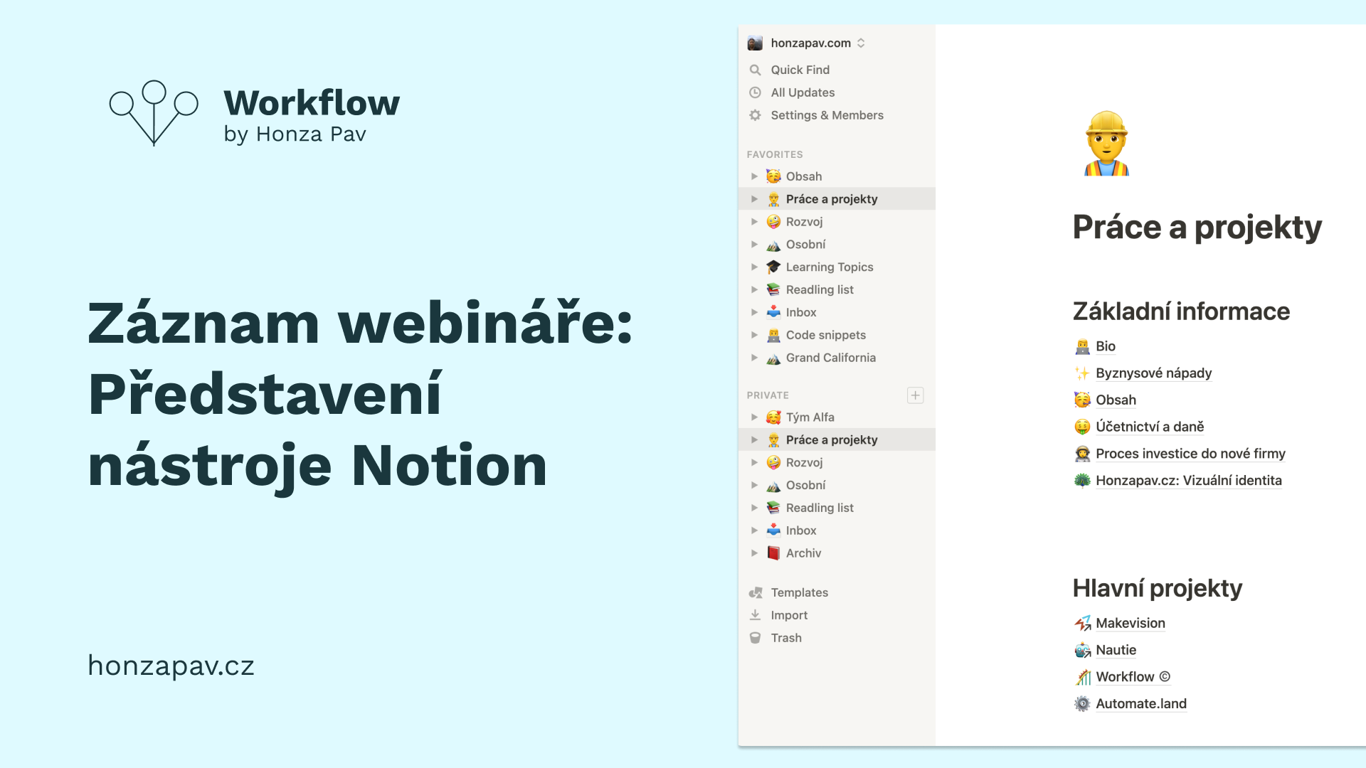 Webinář: Představení nástroje Notion