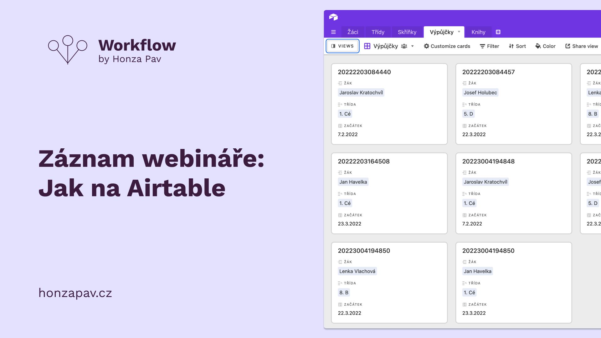Webinář: Jak na Airtable