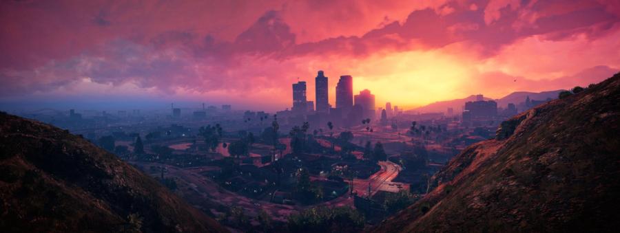 tramonto in GTAV