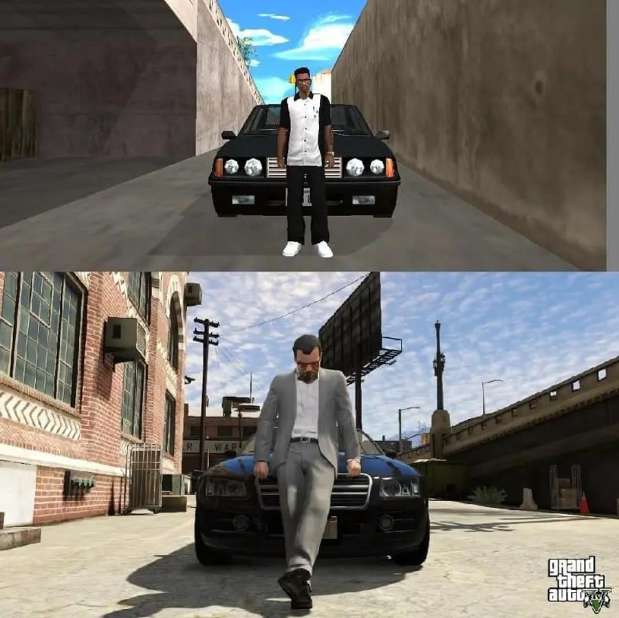 Stesso stile, epoche differenti in GTA
