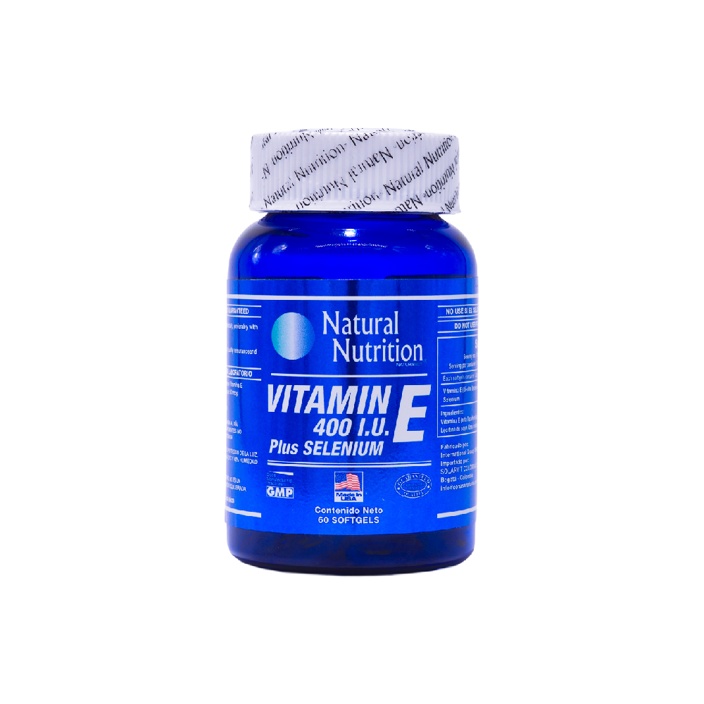 Vitamina E + Selenium 60 Softgels