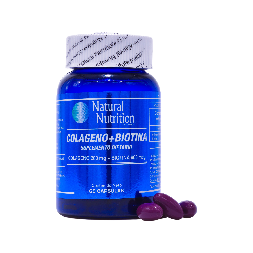 COLÁGENO 200 mg  + BIOTINA 900 mcg - x60