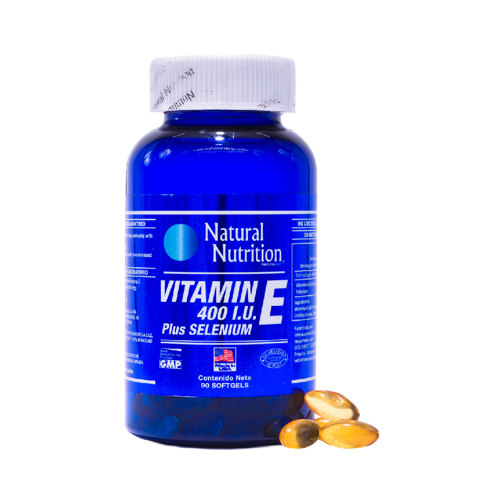 Vitamina E 400 UI Plus Selenium 90 Softgels