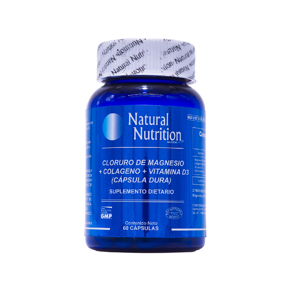 Cloruro de Magnesio + Colágeno + Vitamina D3 - x60