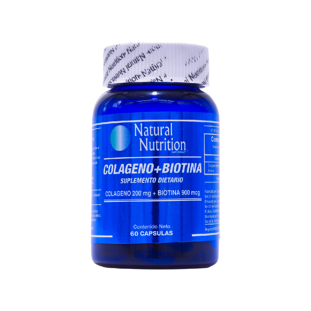 BIOTINA 900 mcg + COLÁGENO 200 mg - x60