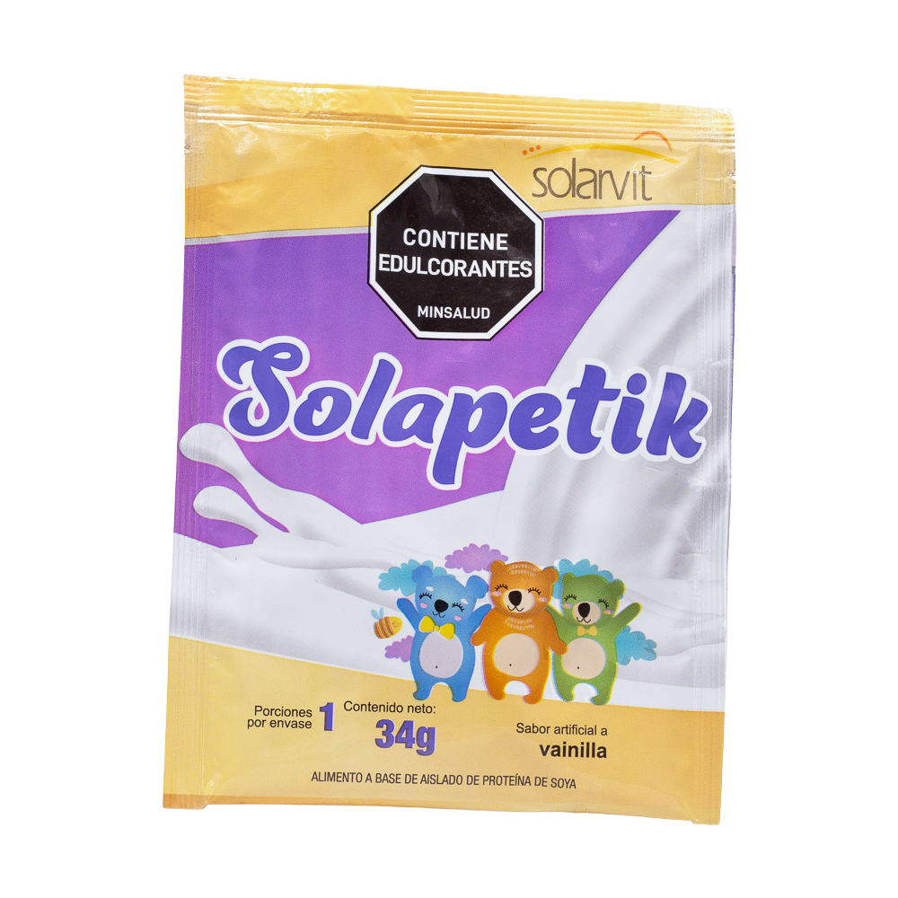Solapetik Sachet x 10 unidades de 34grs